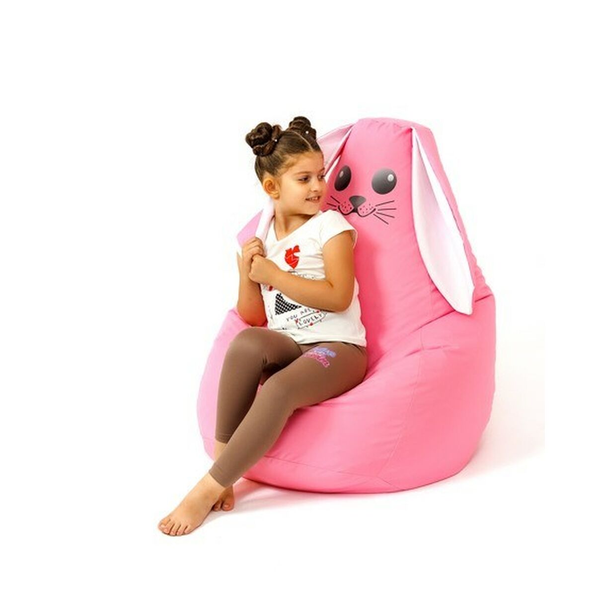 Puff GO GIFT Cor de Rosa Oxford 105 x 80 cm